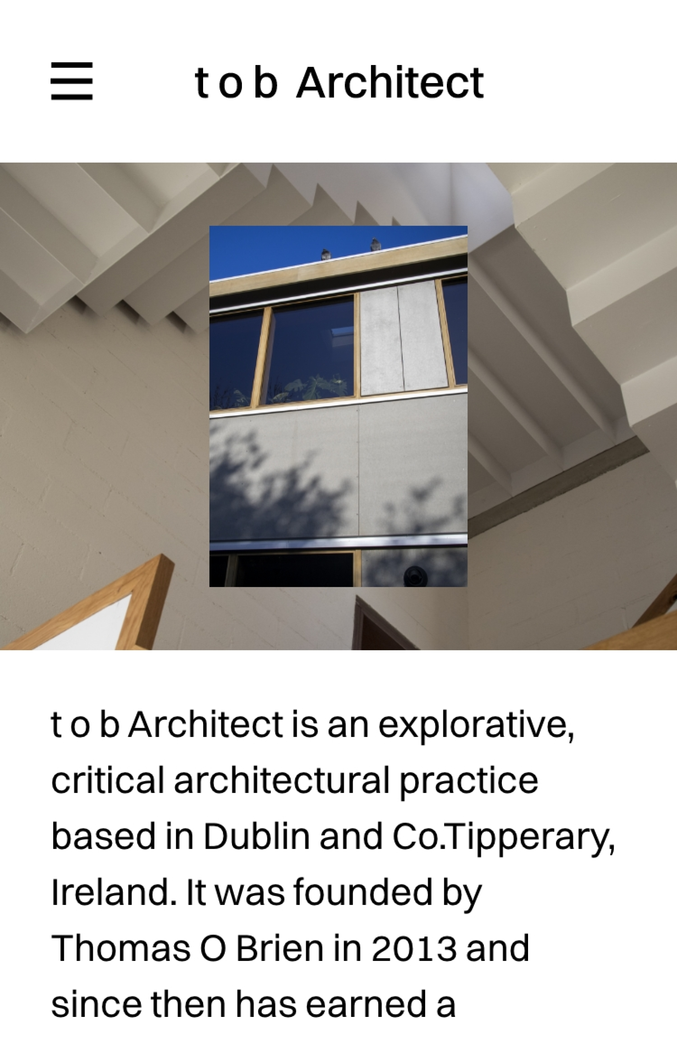 tob architects website design and development
